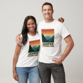 Jasper National Park Minimalist Outdoor Design Tシャツ (ユニセックス)