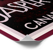 Jasper National Park Poster Canadian Rockies ポスター (角)