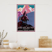 Jasper National Park Poster Canadian Rockies ポスター (キッチン)