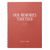 Jasper Our Memories Together Notebook ノートブック (正面)
