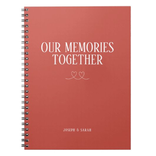 Jasper Our Memories Together Notebook ノートブック (正面)