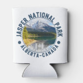 Jasper Park in Alberta, Canada 缶クーラー (裏面)