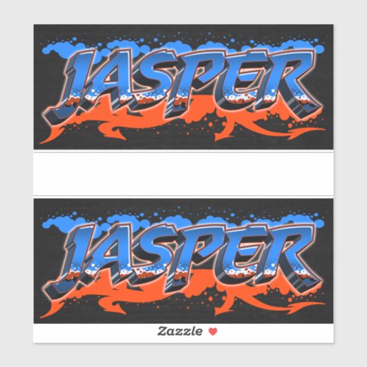 Jasper Vorname Name Graffiti Aufkleber Sticker シール (シート)