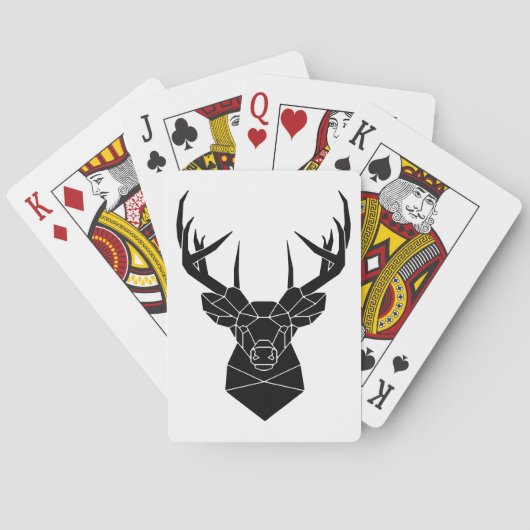 Jass cards with deer / Jasskarten mit Hirsch トランプ (裏面)