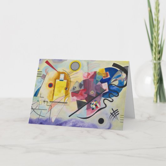 Jaune, Rouge, Bleu by Wassily Kandinsky カード (正面)