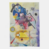 Jaune, Rouge, Bleu by Wassily Kandinsky キッチンタオル (縦)