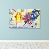 Jaune, Rouge, Bleu by Wassily Kandinsky キャンバスプリント (インサイチュ (ウッドフロア))