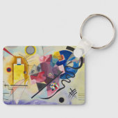Jaune, Rouge, Bleu by Wassily Kandinsky キーホルダー (正面)