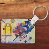 Jaune, Rouge, Bleu by Wassily Kandinsky キーホルダー (正面)