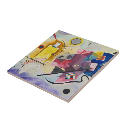 Jaune, Rouge, Bleu by Wassily Kandinsky タイル (側面)