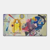 Jaune, Rouge, Bleu by Wassily Kandinsky デスクマット (正面)