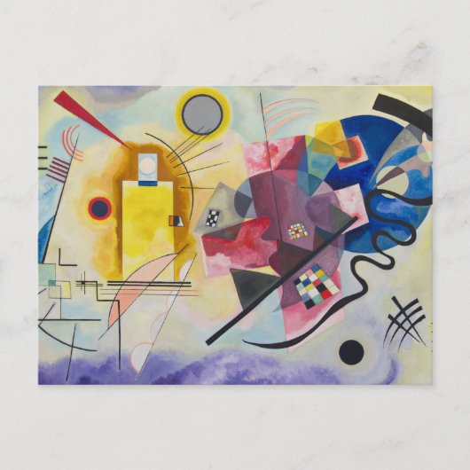 Jaune, Rouge, Bleu by Wassily Kandinsky ポストカード (正面)