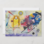 Jaune, Rouge, Bleu by Wassily Kandinsky 招待状 (正面)