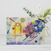 Jaune, Rouge, Bleu by Wassily Kandinsky 招待状 (スタンド正面)