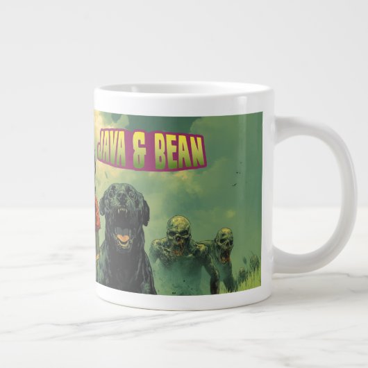 JavaおよびBean ジャンボコーヒーマグカップ (右)