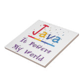 Javaが私の世界に力を与える タイル (側面)