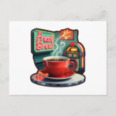 Javaの旅：コーヒーと時間を遡る旅 ポストカード (正面)