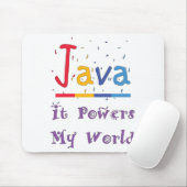 Javaは私の世界のマウスパッドに力を与える マウスパッド (マウス)
