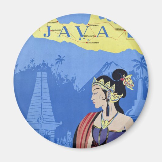 Javaを参照 マグネット (正面)