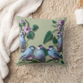 Javaスズメ クッション (ブランケット)