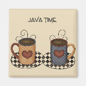 Javaタイムマグネット マグネット (正面)