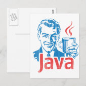 Javaプログラマギフト ポストカード (正面/裏面)