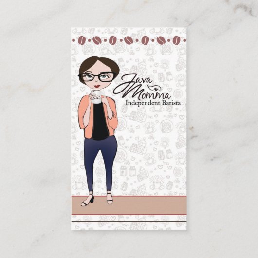 Javaママ名刺 名刺 (裏面)