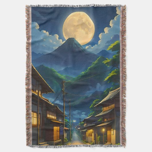 Javaムーンライト スローブランケット (正面縦)