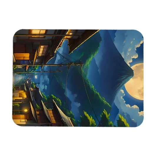 Javaムーンライト マグネット (横)