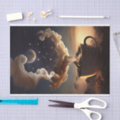 Java宇宙、天体のコーヒー 薄葉紙 (クラフト)