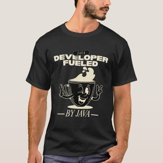 Java開発者の活力源  tシャツ (正面)