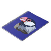 Java+スズメ - シンプル ノートブック (左側)