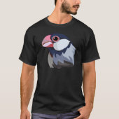 Java+スズメ - シンプル tシャツ (正面)
