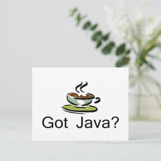 Java 得 ポストカード (スタンド正面)