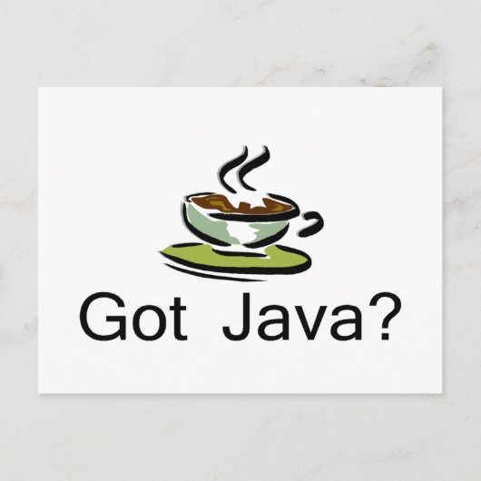 Java 得 ポストカード (正面)