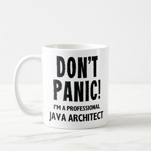 Java Architect コーヒーマグカップ (左)