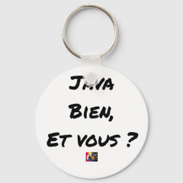 JAVA BIEN, ET VOUS ? - Jeux de mots キーホルダー