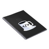 Java Coding Coffee Mugプログラミおもしろいングコード ノートブック (右側)