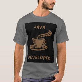 Java Developer Gray Men Tシャツ