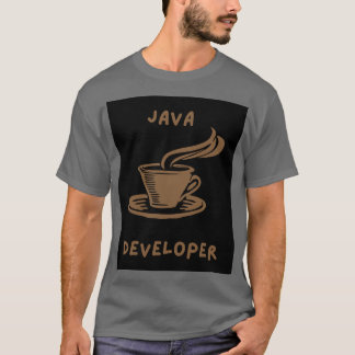 Java Developer Gray Men Tシャツ