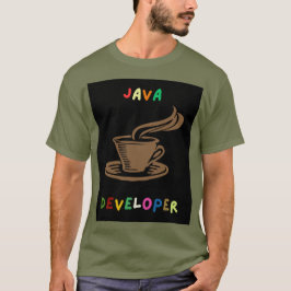 Java Developer Men T-Shirt Black Tシャツ