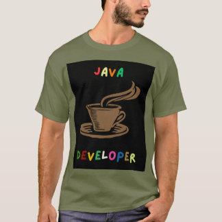 Java Developer Men T-Shirt Black Tシャツ