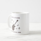 Java Jams-Brewing Rockin' Riffs-コーヒー-ギター- コーヒーマグカップ (正面左)