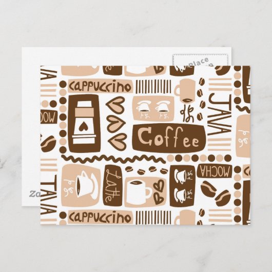 Java Java Java! ポストカード (正面/裏面)