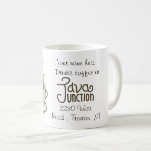 Java Junctionでコーヒーを飲むカスタマイズ可能 コーヒーマグカップ
