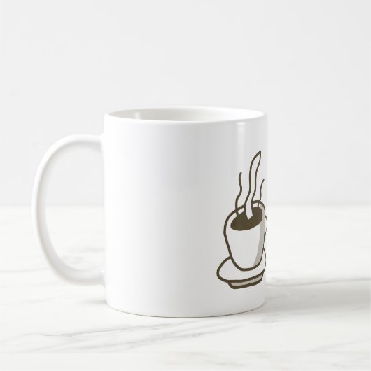 Java Junctionでコーヒーを飲むカスタマイズ可能 コーヒーマグカップ (左)