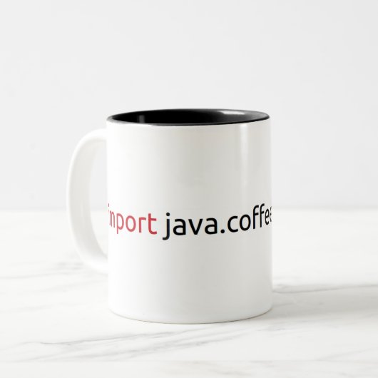 Java Mug ツートーンマグカップ (正面左)