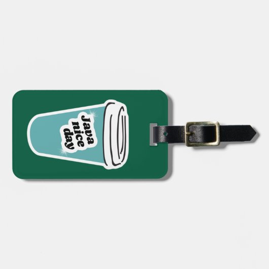 Java Nice Dayラゲージタグ ラゲッジタグ (正面横)