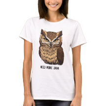 Java Owl コーヒーTシャツ 面白い フクロウ