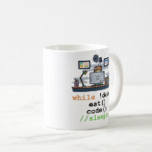 Java Script Coffee Coding コーヒーマグカップ (正面右)